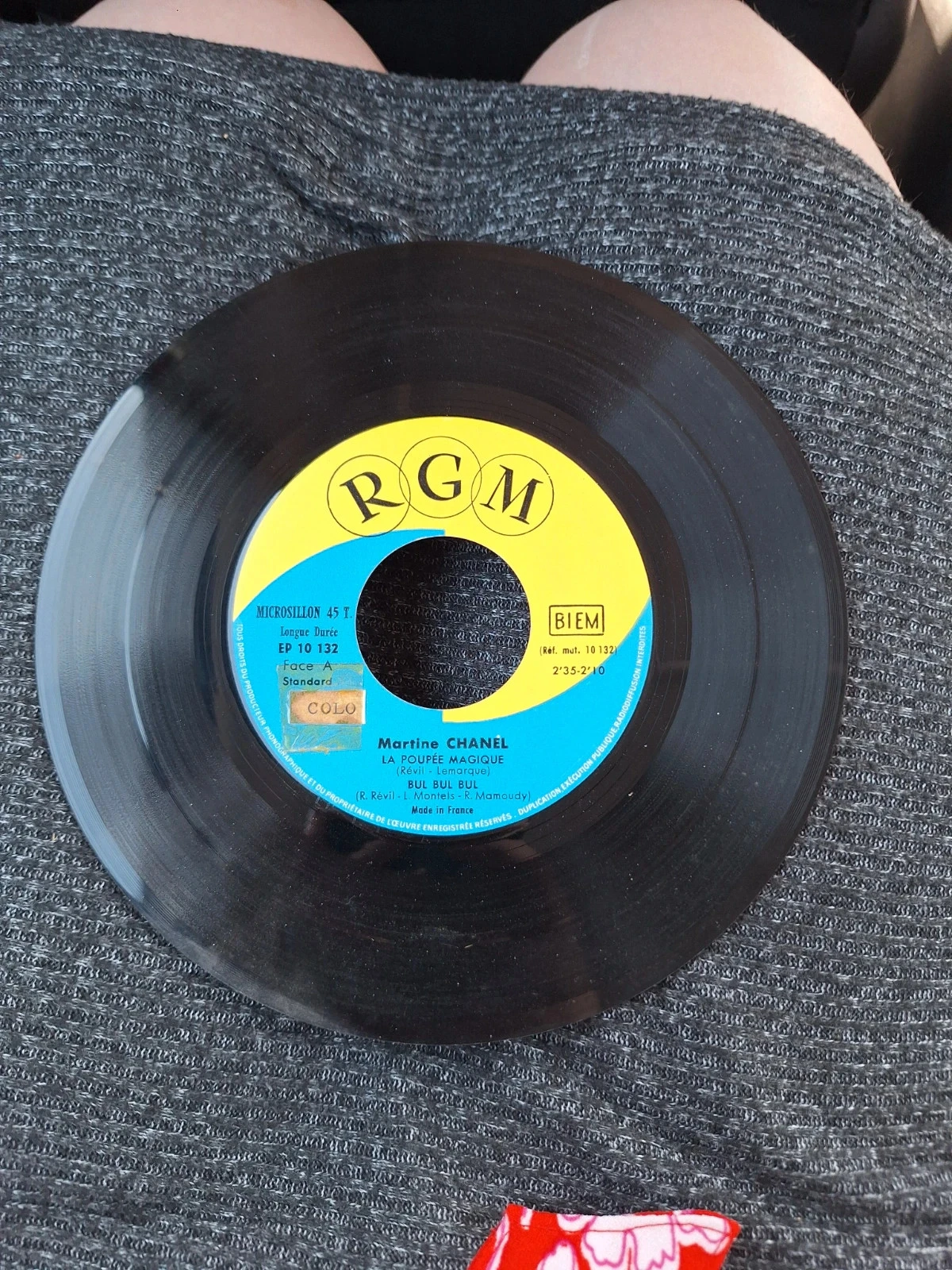 45T Vinyl EP Martine Chanel La Poupée Magique RGM Records Vintage 1950s – photo 4